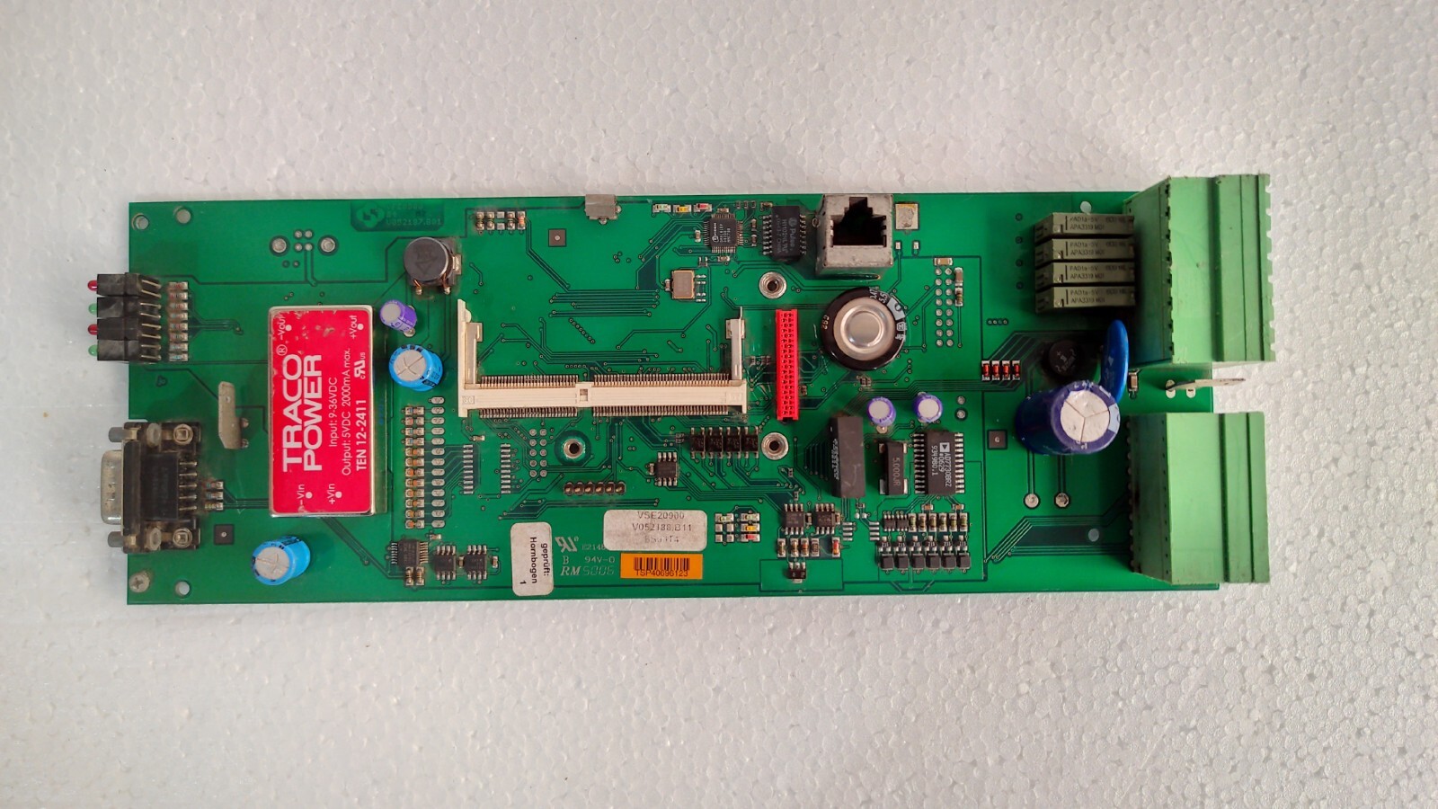 Schenck Process VFE0900 B4 / V052187.B01 PCB